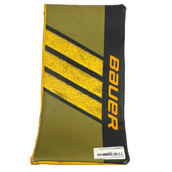 Bauer Vapor 2X Pro - Used Pro Stock Goalie Blocker (Black/Green/Yellow)