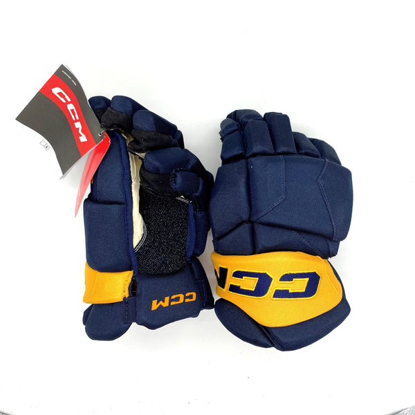 CCM HGJSCHLPP - OHL Pro Stock Glove (Navy/Yellow)