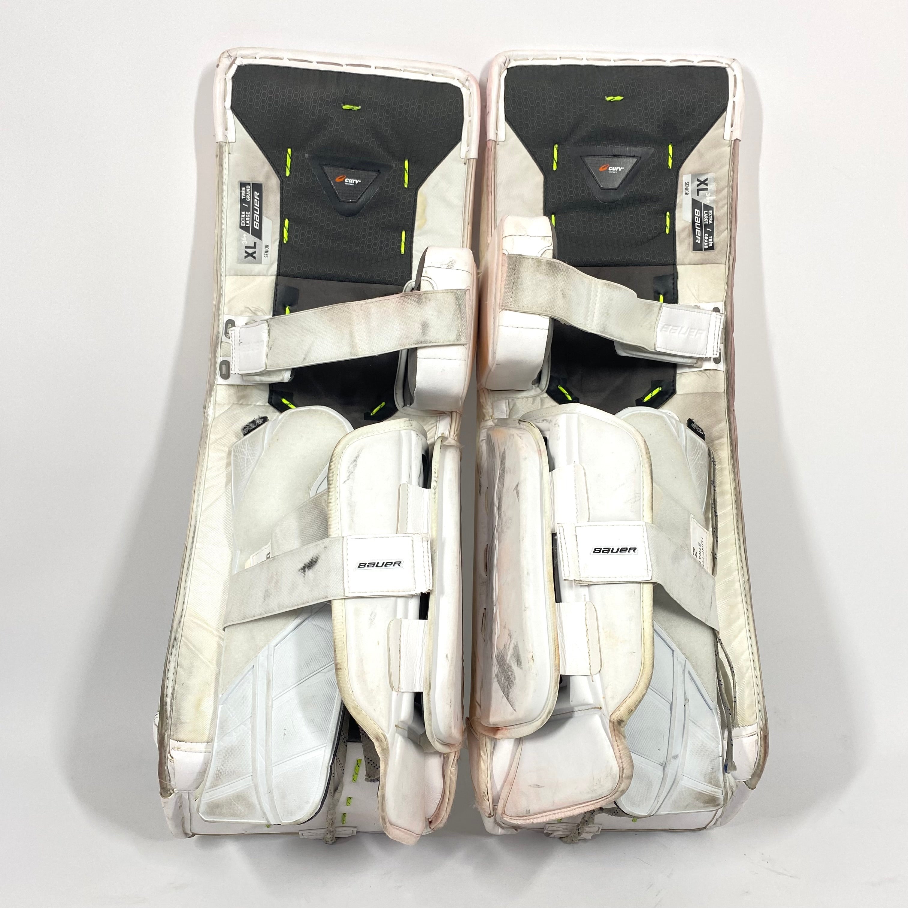 Bauer Vapor 2X Pro - Used Senior Goalie Pads (White)