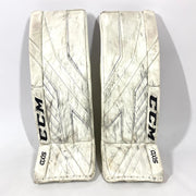 CCM AXIS - Used Pro Stock Goalie Pads (White)