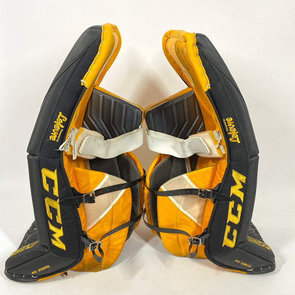 CCM Extreme Flex IV - Used Pro Stock Goalie Full Set (Black/Yellow)