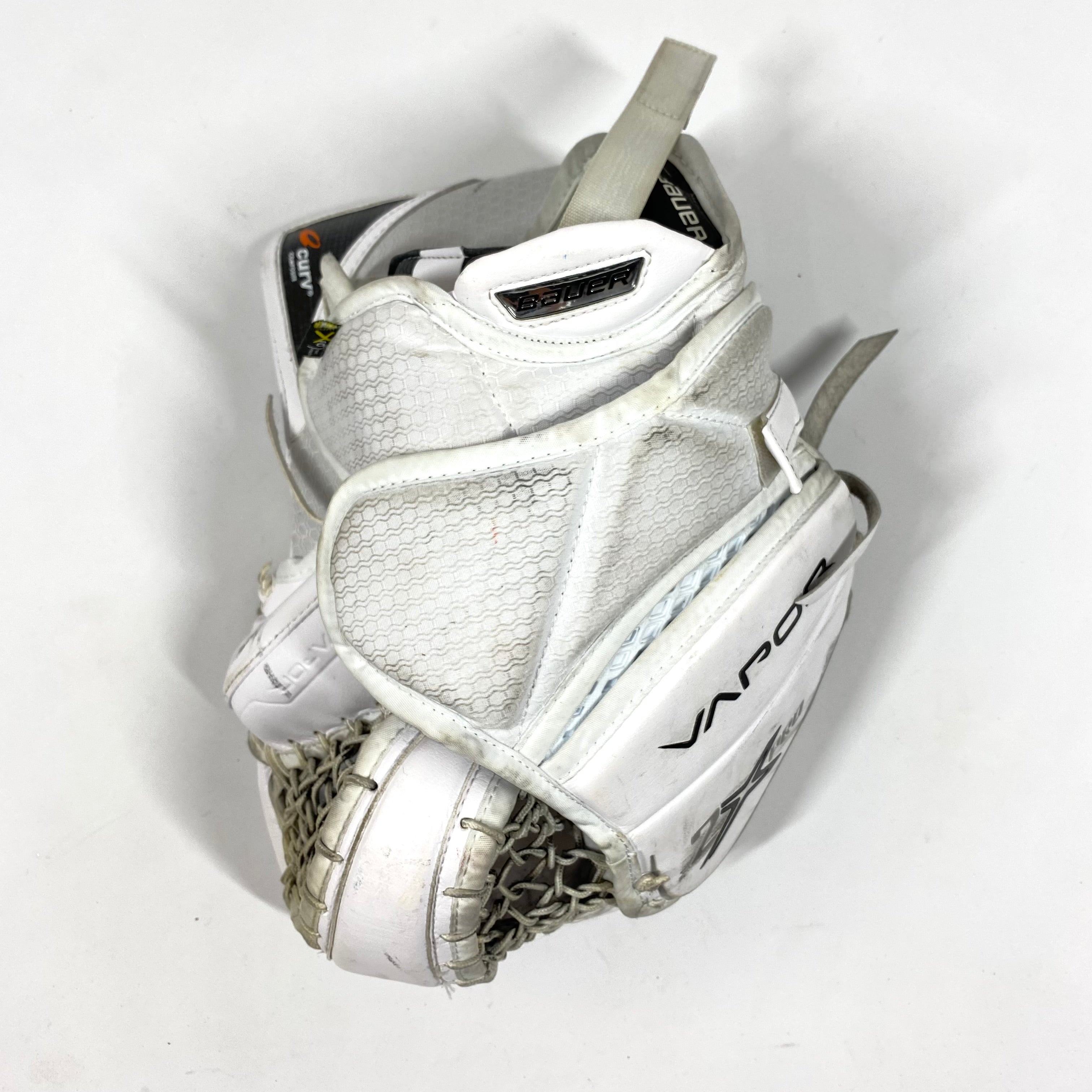 Bauer Vapor 2X Pro - Used Pro Stock Goalie Glove (White)