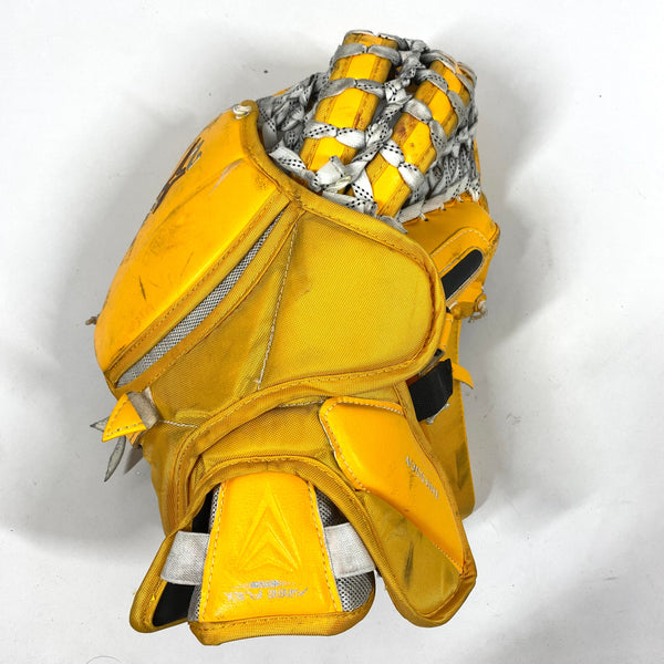 Bauer Vapor 2X Pro - Used Pro Stock Goalie Glove (Yellow/Red)