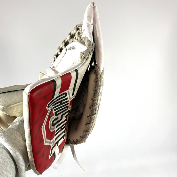 Bauer Vapor 2X Pro - Used Pro Stock Goalie Glove (Red/White)