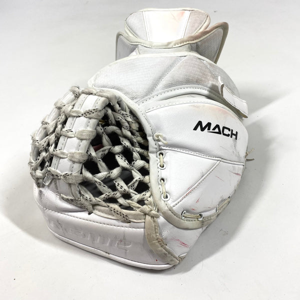 Colorado Avalanche Game Used Pro Stock Bauer Mach Glove and Blocker Miner #1