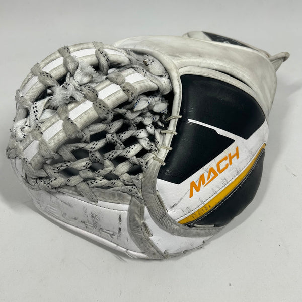 Bauer Supreme Mach - Used Pro Stock Glove (White/Navy)