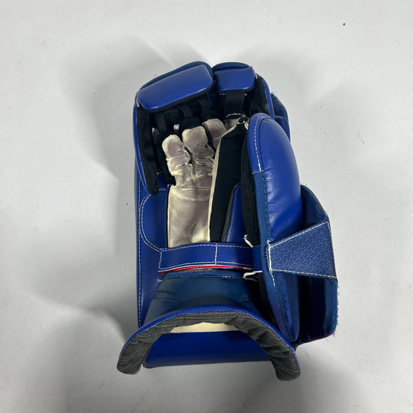 Bauer Supreme Ultrasonic - Used Goalie Blocker (Red/Blue)