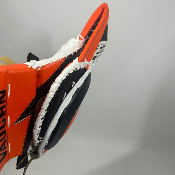 Vaughn Velocity V9 - New Pro Stock Goalie Glove (Orange/White)