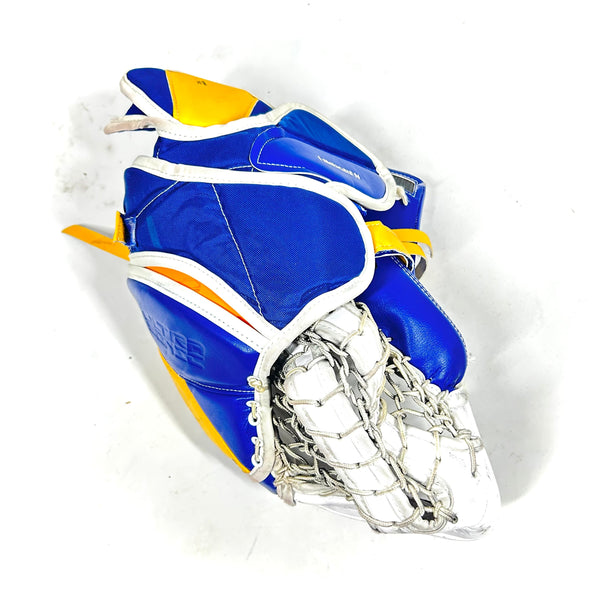 Bauer Supreme UltraSonic - Used Full Right Pro Stock Goalie Glove (Blue/Navy)