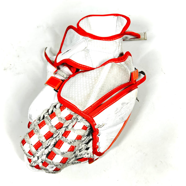Bauer Supreme UltraSonic - Used Pro Stock Goalie Glove (White/Orange)