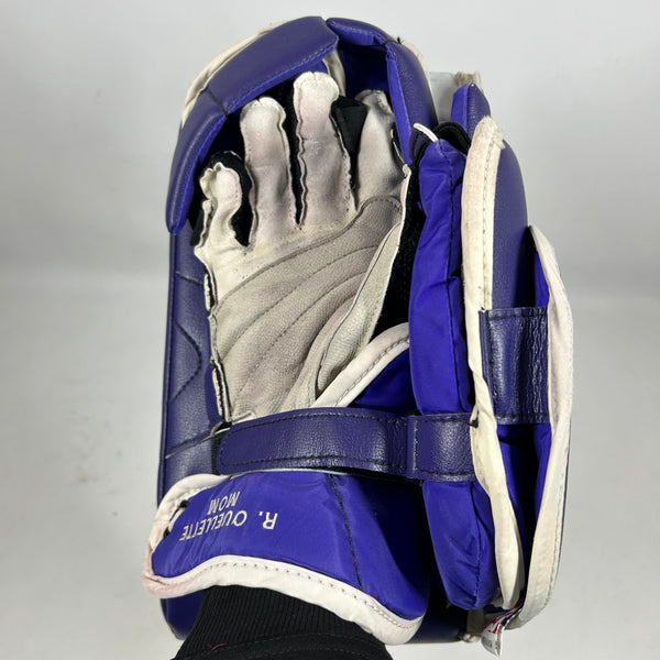 Vaughn Ventus SLR2 - Used Pro Stock Goalie Blocker (Purple)