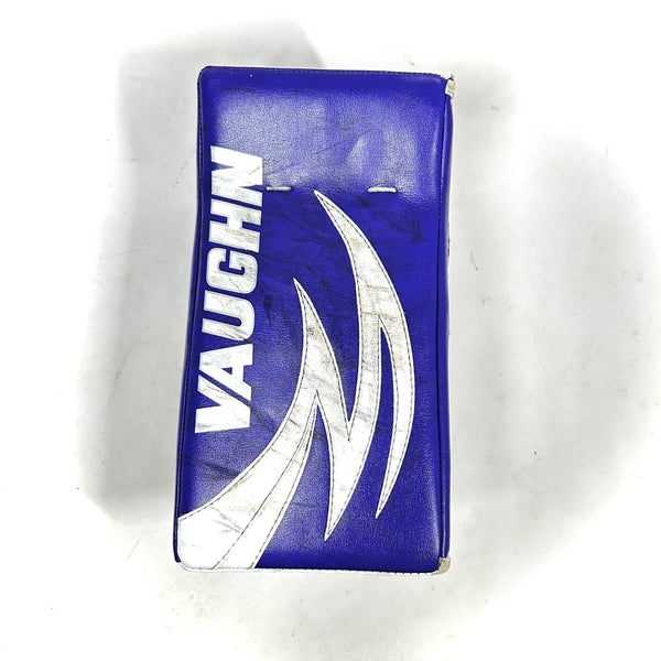 Vaughn SLR2 Pro Carbon - Used Pro Stock Goalie Blocker (Purple/White)