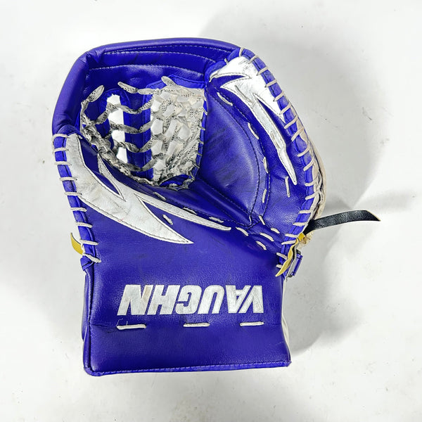 Vaughn SLR2  - Used Pro Stock Goalie Glove (Purple/White)
