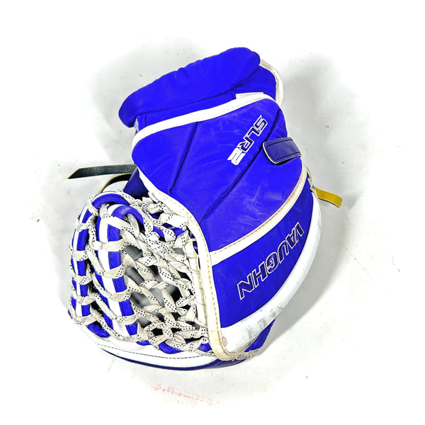 Vaughn SLR2  - Used Pro Stock Goalie Glove (Purple/White)