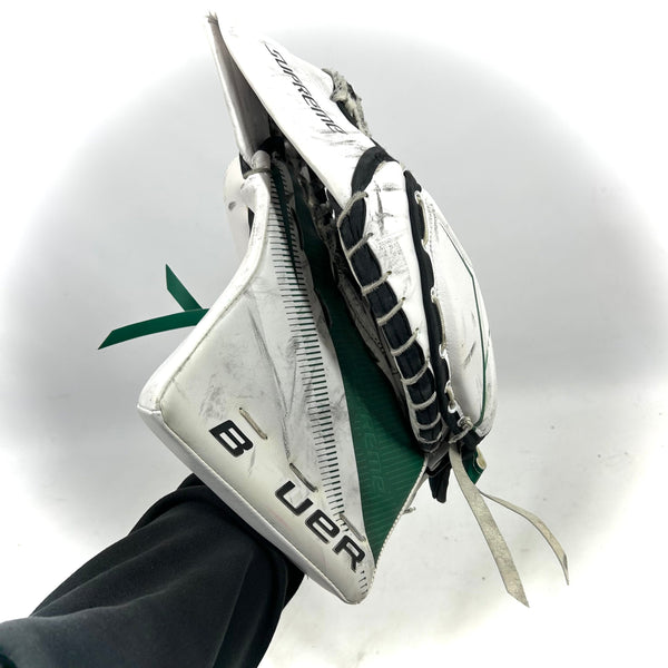 Bauer Supreme 2S Pro - Used Pro Stock Goalie Pads - Full Set (White/Green)