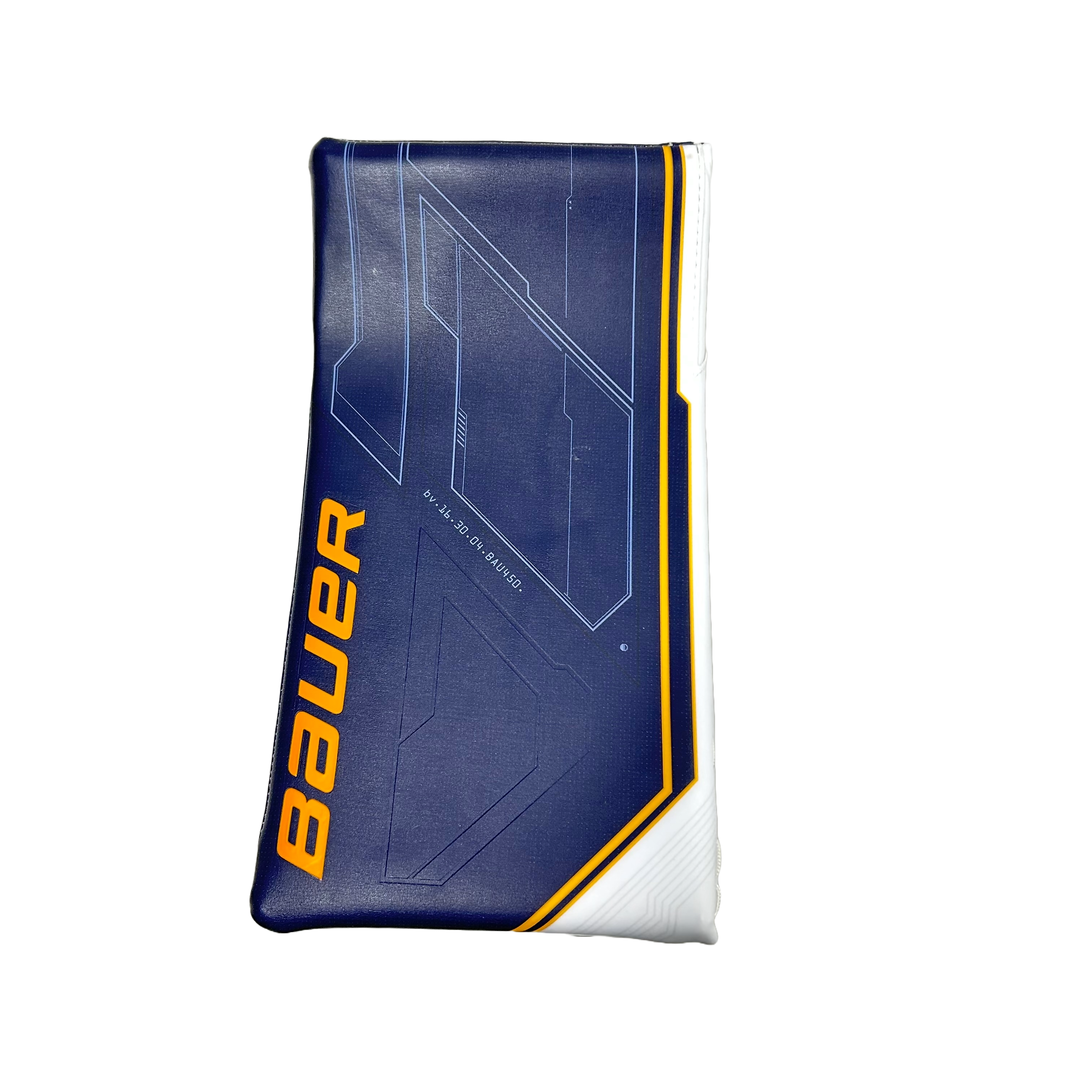Bauer Supreme Mach - OHL Pro Stock Goalie Pads (Navy/White/Yellow)