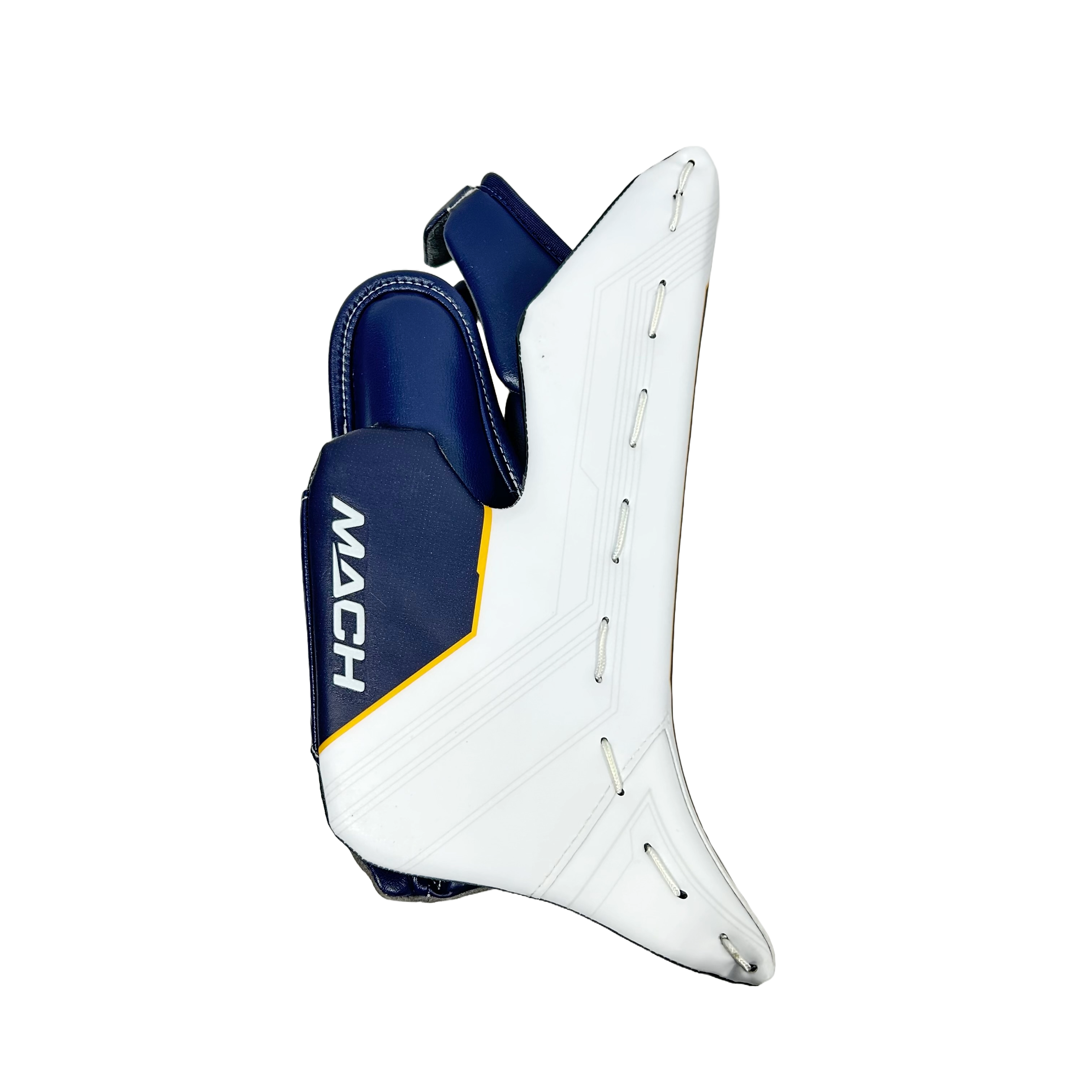 Bauer Supreme Mach - OHL Pro Stock Goalie Pads (Navy/White/Yellow)