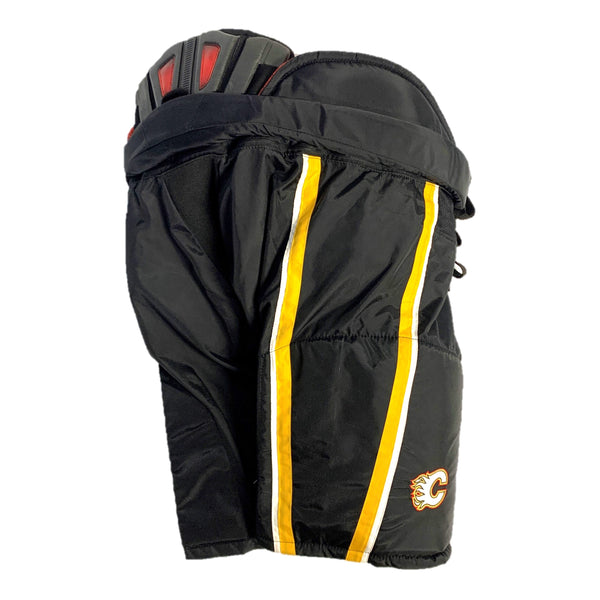 CCM HP45 - NHL Pro Stock Hockey Pants - Calgary Flames - (Black/White/Yellow)