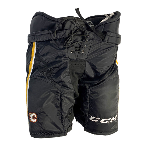 CCM HP35 - NHL Pro Stock Hockey Pants - Calgary Flames - (Black/White/Yellow)
