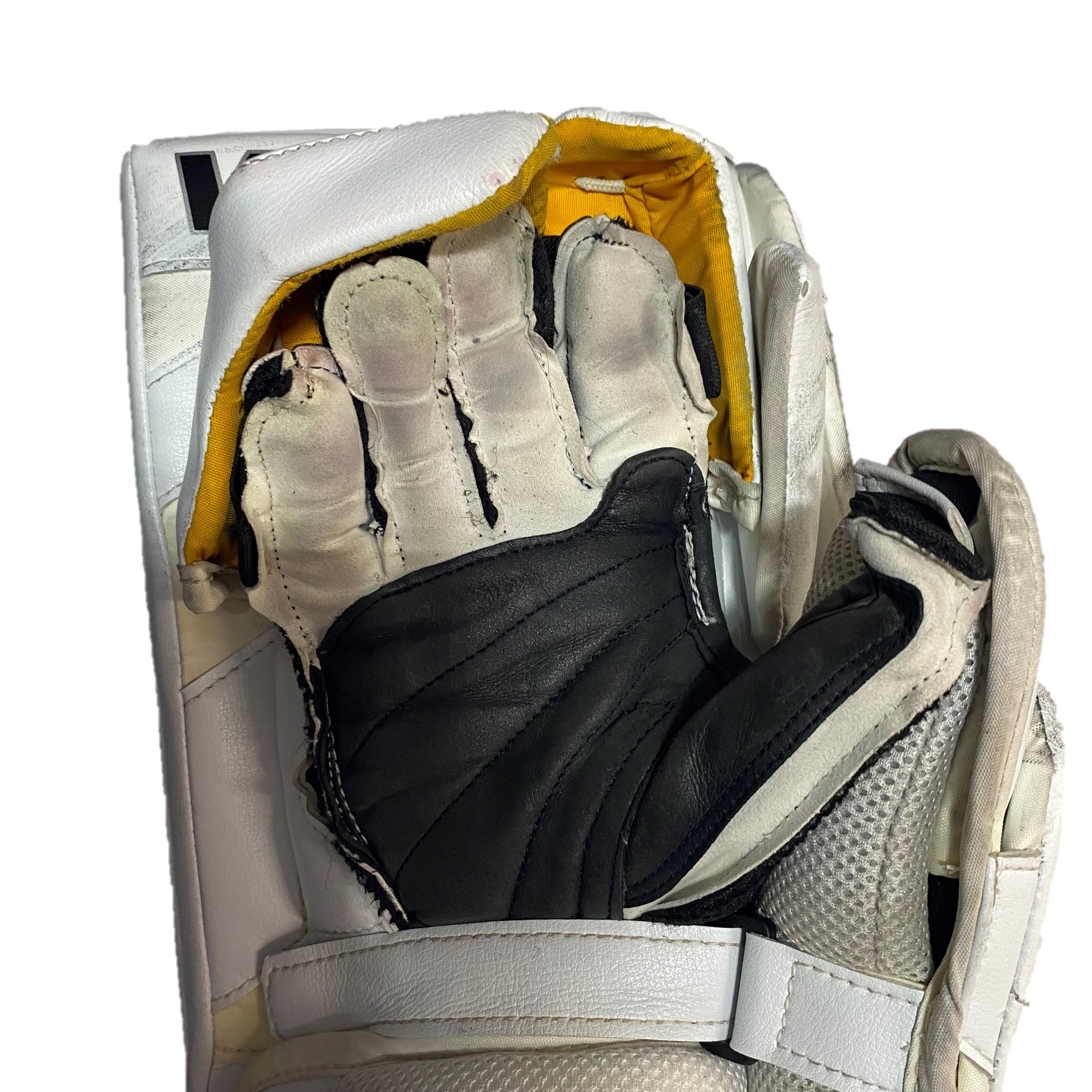 Vaughn Ventus SLR3 - Pro Stock Goalie Pads - Full Set (White/Yellow/Black)