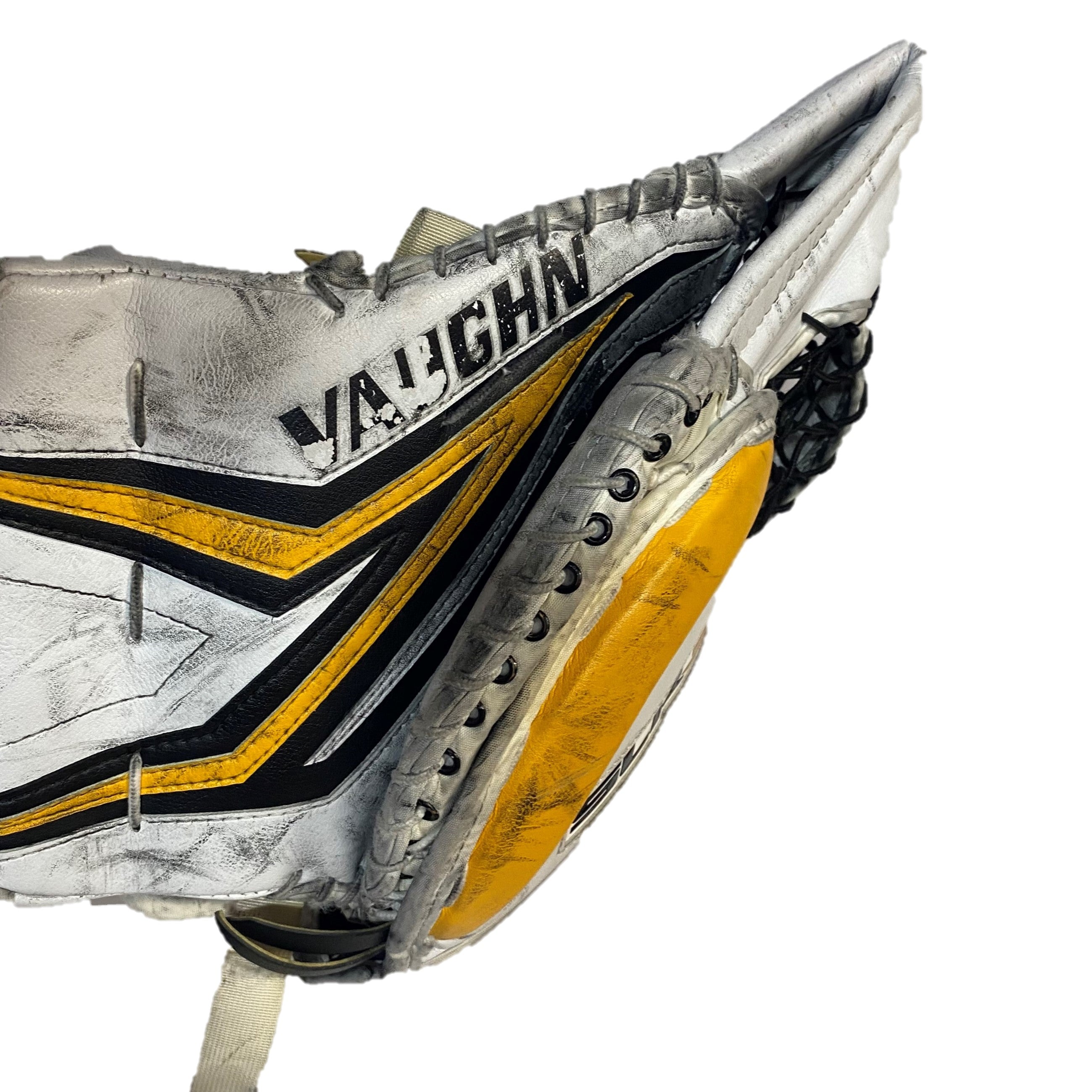 Vaughn Ventus SLR3 - Pro Stock Goalie Pads - Full Set (White/Yellow/Black)