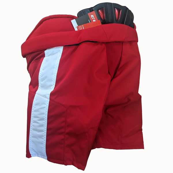 CCM HP45X - NCAA Pro Stock Hockey Pants (Red/White)
