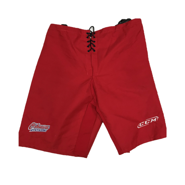 Used - CCM Hockey Pant Shell - Pro Stock (OHL) - Red