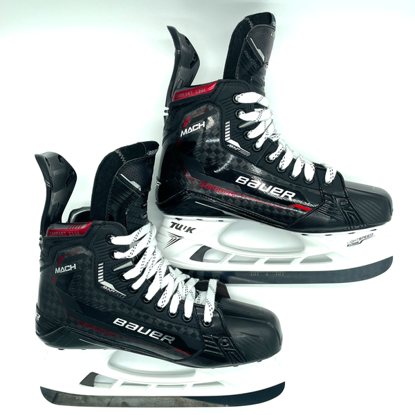Bauer Supreme Mach - Pro Stock Hockey Skates - Size R8.75 L9.25 Fit 2