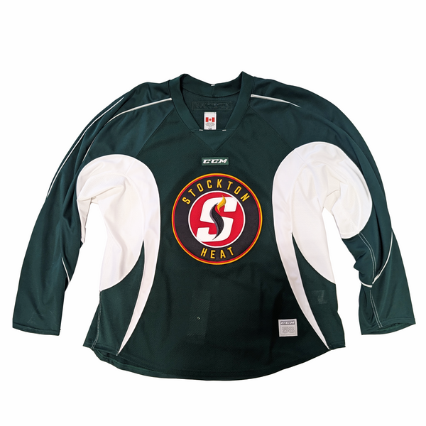 AHL - Used CCM Practice Jersey - Stockton Heat (Green)