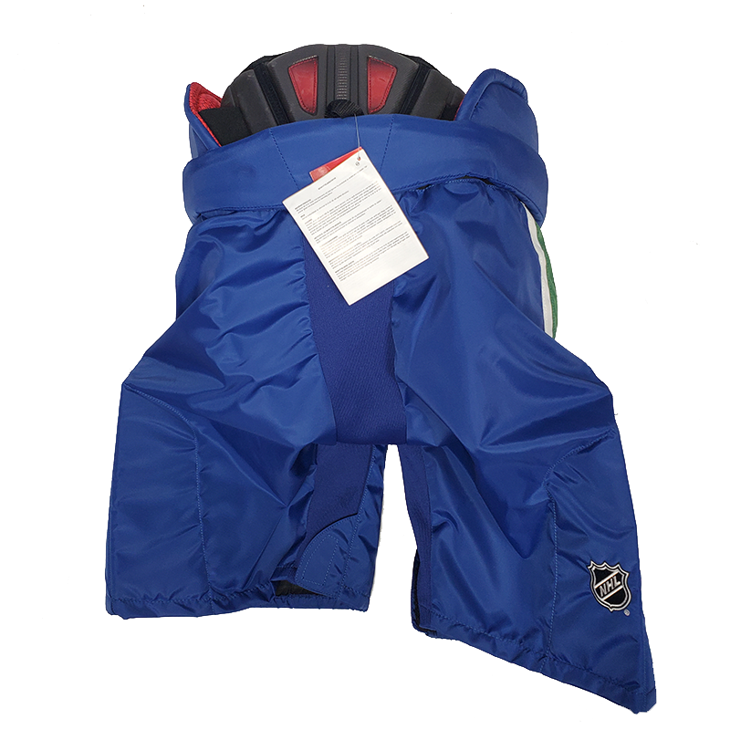 CCM HP45 - NHL Pro Stock Hockey Pants - Vancouver Canucks - (Green/White/Blue)