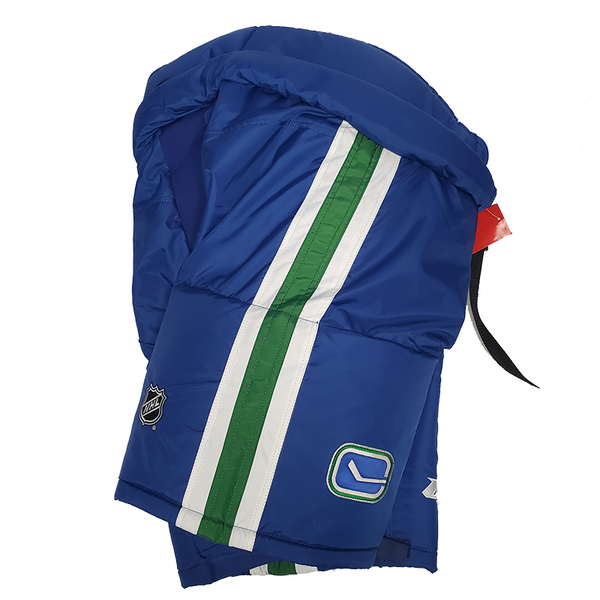 CCM HP70 - NHL Pro Stock Hockey Pants - Vancouver Canucks - (Green/White/Blue)