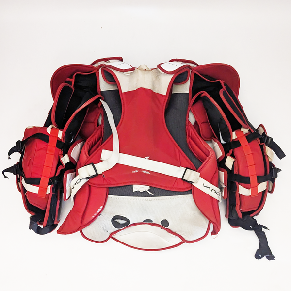 Bauer Vapor 1X - Used Pro Stock Goalie Chest Protector (White/Red)
